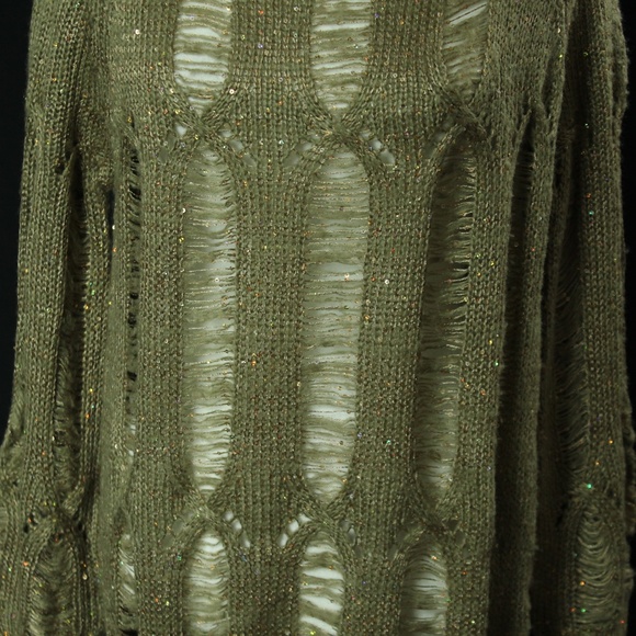 NWT | Chaudry KC | Gold Sequin Sweater | Sz S - Picture 3 of 16